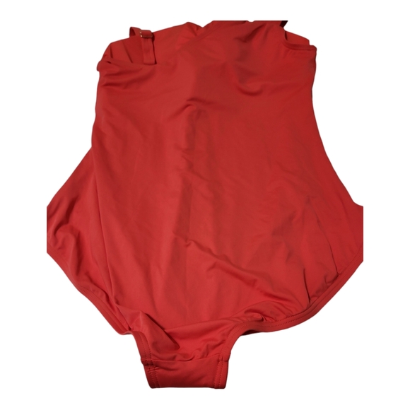 One Shoulder One Piece MK Bathsuit Woman Swimwear Sea Coral - Picture 9 of 11